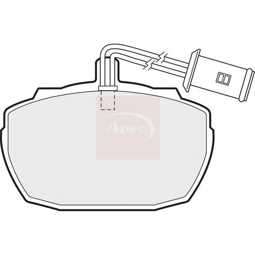 Apec Front Brake Pad Set PAD71