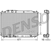 Denso Engine Radiator DRM40018