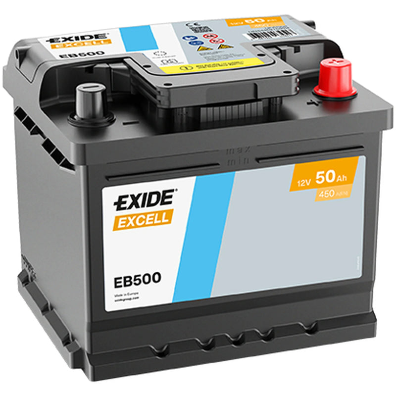 Exide Battery 12V 50Ah 450A EB500