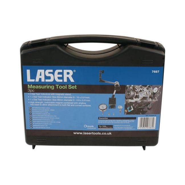 Laser Measuring Tool Set DTI 3pc 7687 Laser - Dynamic Drive