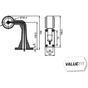 Hella Outline Marker Lamp Md10-30 2XS Lateral Mounting 2XS 357 005-031 2XS 357