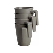 Flamefield Seramika Latte 16 Piece Camping Caravan Melamine Dinner Set SB01114 Flamefield  - Dynamic Drive