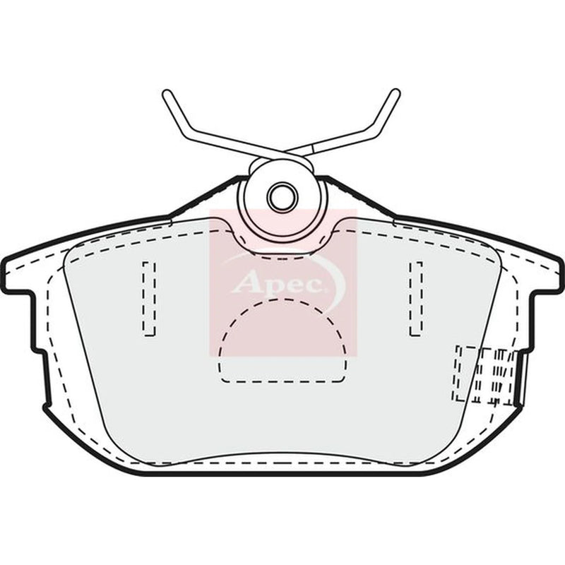 Apec Rear Brake Pad Set PAD934
