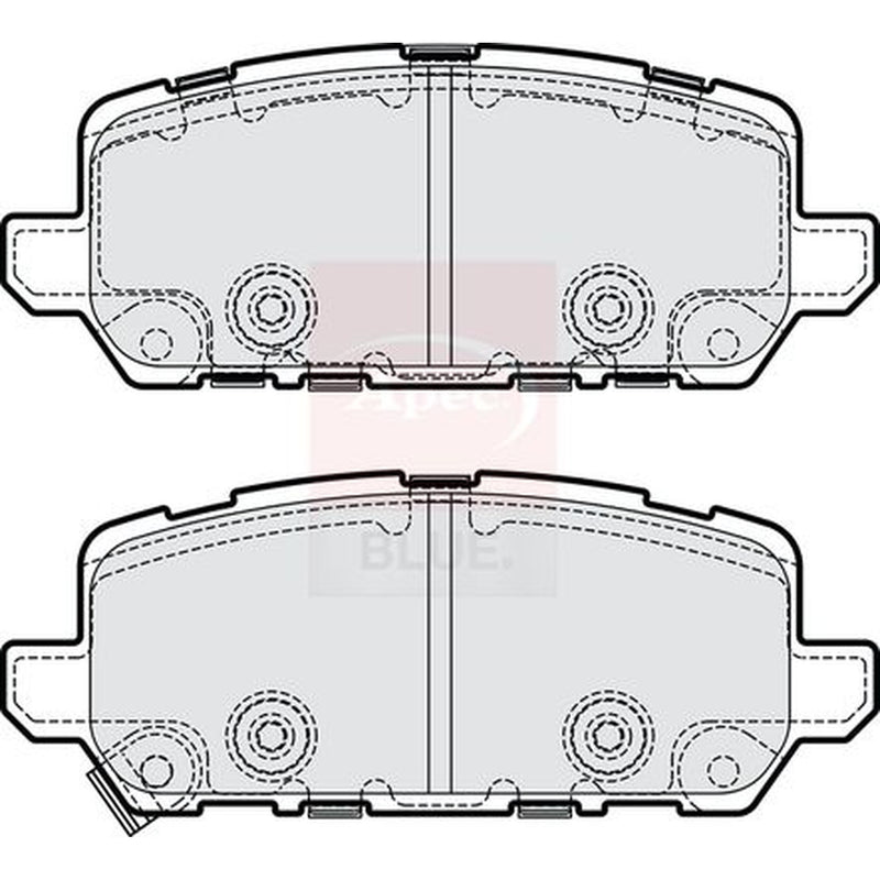 Apec Rear Brake Pad Set fits Honda E:NY1 2023 on