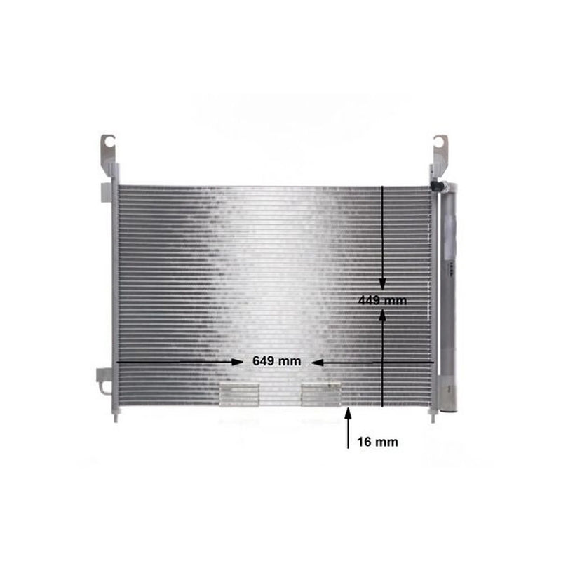 Mahle Air Conditioning Condenser fits Renault Koleos I 2008-2013 2.0 2.5