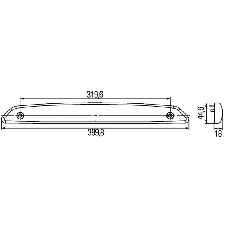 Hella Auxiliary Stop / Brake Light LED Rear