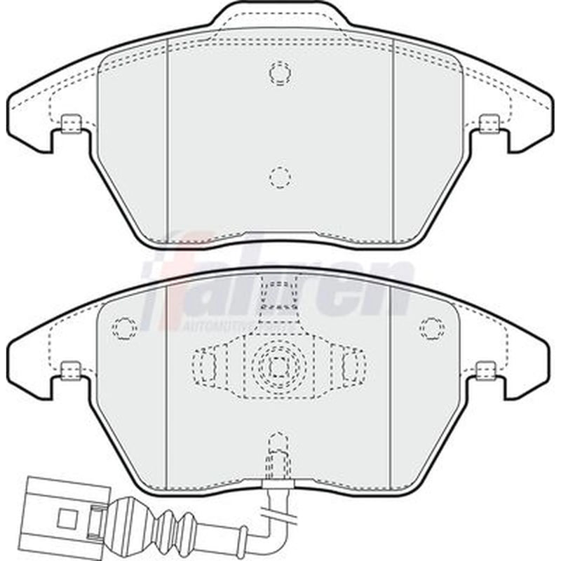 Fahren Front Brake Pad Set FBP3076