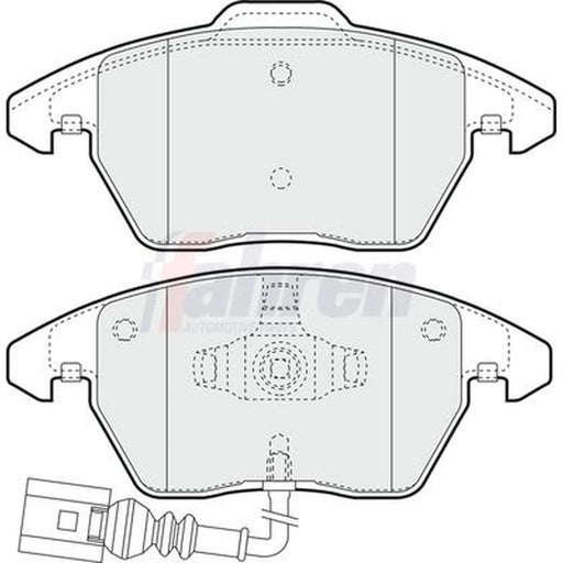 Fahren Front Brake Pad Set FBP3076