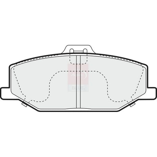 Apec Front Brake Pad Set fits Suzuki Jimny Closed Off-Road Vehicle 1998 on 1.3