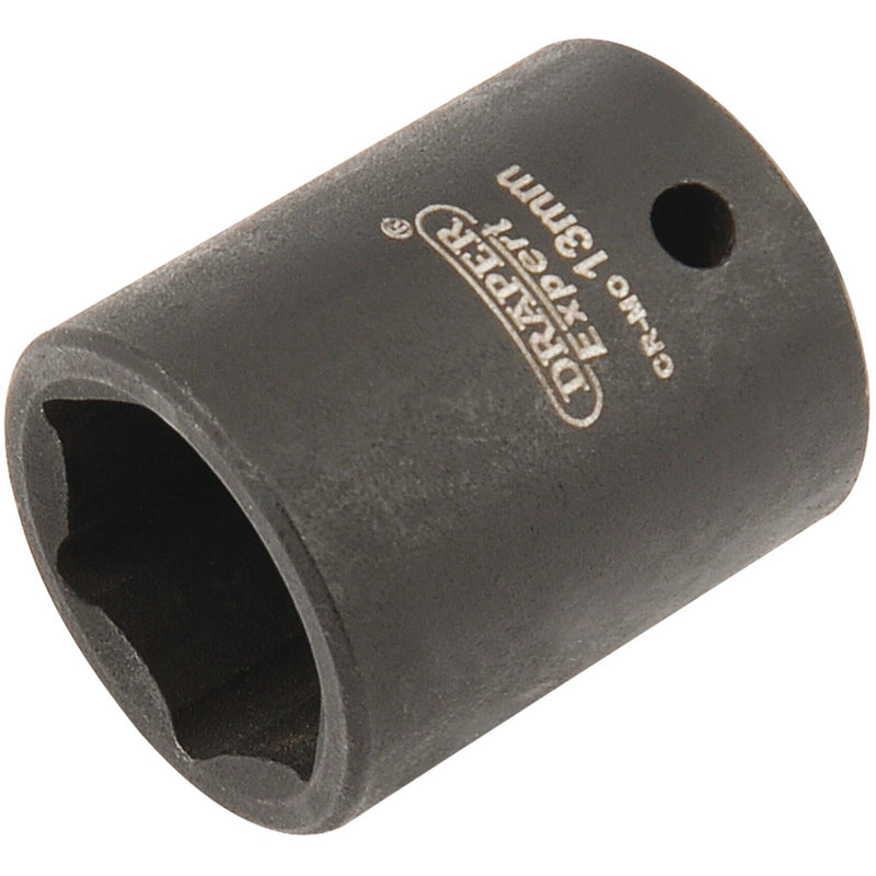 Draper Expert HI-TORQ 6 Point Impact Socket, 1/4" Sq. Dr., 13mm Draper - Dynamic Drive