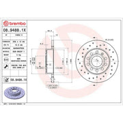 Brembo Xtra Front / & Rear / Brake Discs & Pads fits VW Golf Plus V 2004-2013