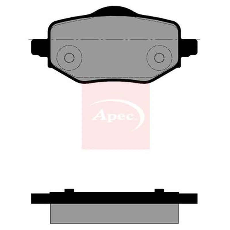 Apec Rear Brake Pad Set PAD2498
