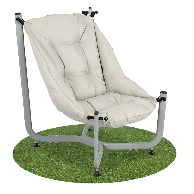Quest Elite Garden Furniture Set – 3 Piece Grey