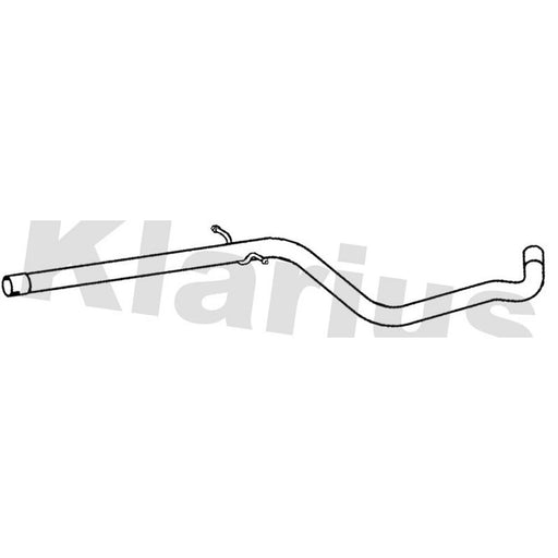 Klarius Exhaust Pipe OD fits VW Scirocco III 2008-2017 2.0