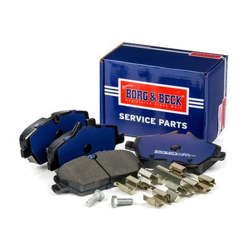 Borg & Beck Front Vented & Rear Vented Brake Discs & Pads fits BMW 1 2008-2013