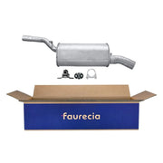 Hella End Silencer Rear fits Citroën C4 Picasso I 2007-2013 1.6