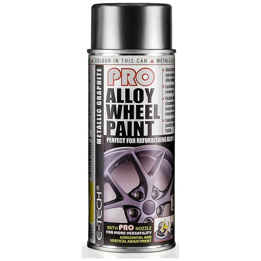 E-Tech PRO Alloy Wheel Refurbish & Refresh Spray Paint - Metallic Graphite Grey E-Tech - Dynamic Drive