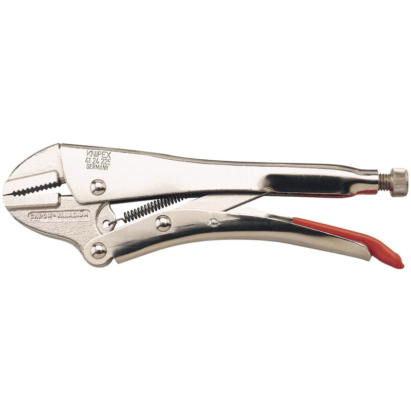 Draper Knipex 41 24 225 Straight Jaw Self Grip Pliers, 225mm 54218 Draper - Dynamic Drive
