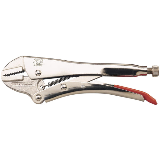 Draper Knipex 41 24 225 Straight Jaw Self Grip Pliers, 225mm 54218 Draper - Dynamic Drive