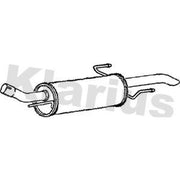 Klarius Box With Tail Pipe Rear fits Opel Astra G 2003-2004 1.7