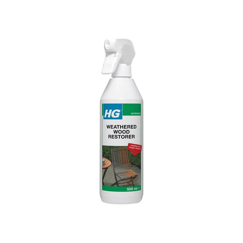 H G Weathered Wood Restorer 0.5L - Hardwood Colour Renovator