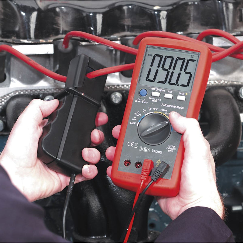 Sealey Digital Automotive Analyser 14-Function with Inductive Coupler TA202 Sealey - Dynamic Drive