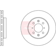 Apec 2 x Vented Brake Discs fits Honda Civic VII 2001-2005 1.7 2.0