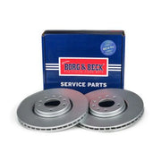 Borg & Beck Front & Rear Brake Discs & Pads fits Opel Zafira 2006-2010 2.0