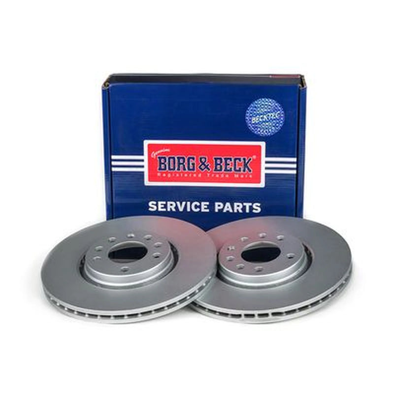 Borg & Beck Front & Rear Brake Discs & Pads fits Saab 9-5 2006-2009 1.9