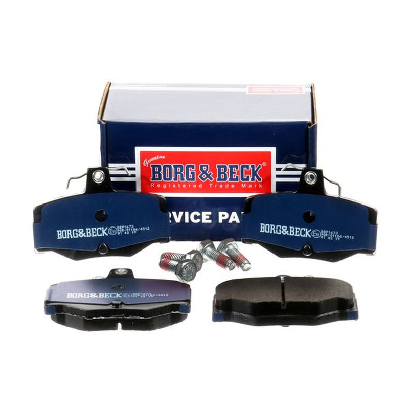 Borg & Beck 4 x Rear Brake Pad Set BBP1673