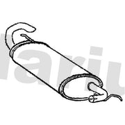 Klarius Box With Tail Pipe Rear fits Land Rover Freelander I 2000-2006 2.0