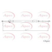 Apec Handbrake Cable Left Rear fits Citroën C4 Cactus 2014-2019 1.2 1.5 1.6