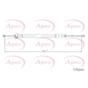Apec Handbrake Cable Right Rear CAB1743