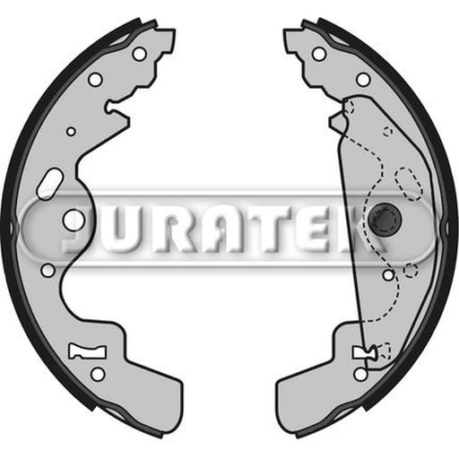 Juratek Brake Shoe Set Axle Kit Rear fits Land Rover Freelander I 1998-2006