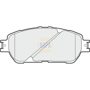 NAPA Front Brake Pad Set fits Toyota Alphard I 2003-2008 2.4 3.0
