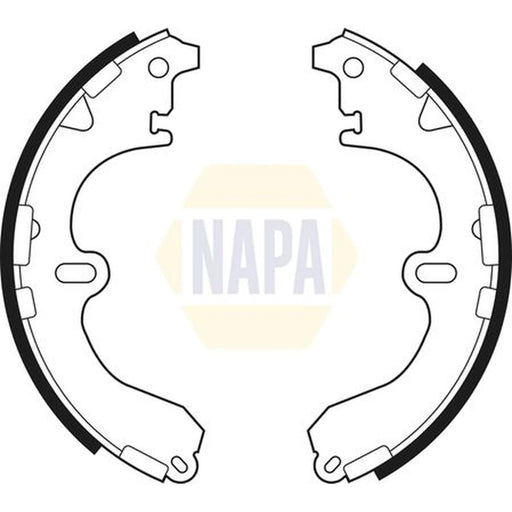 NAPA Brake Shoe Set Axle Kit NBS1013