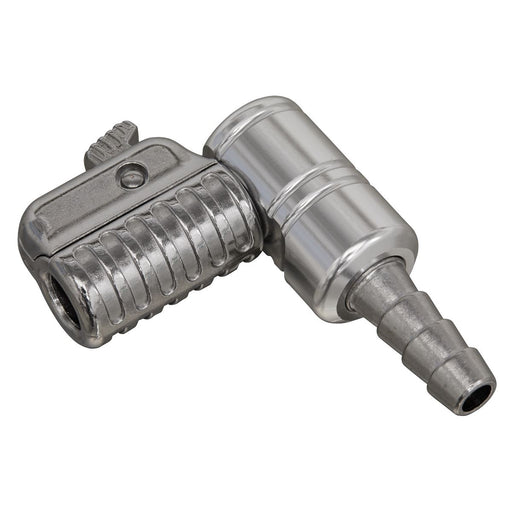 Sealey 90 Angled Swivel Tyre Inflator Clip-On Connector 8mm Bore PCL8A Sealey - Dynamic Drive