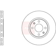 Apec Front Brake Discs & Pads fits Peugeot 406 1995-2004 1.6 1.8 1.9 2.0 2.1 2.2