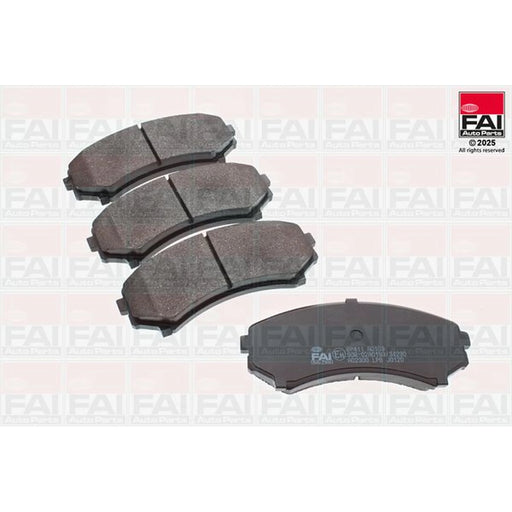 FAI Front Brake Pad Set fits Mazda E 1988-2003