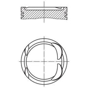 Mahle Piston Cylinder Bore = 86mm 083 03 00