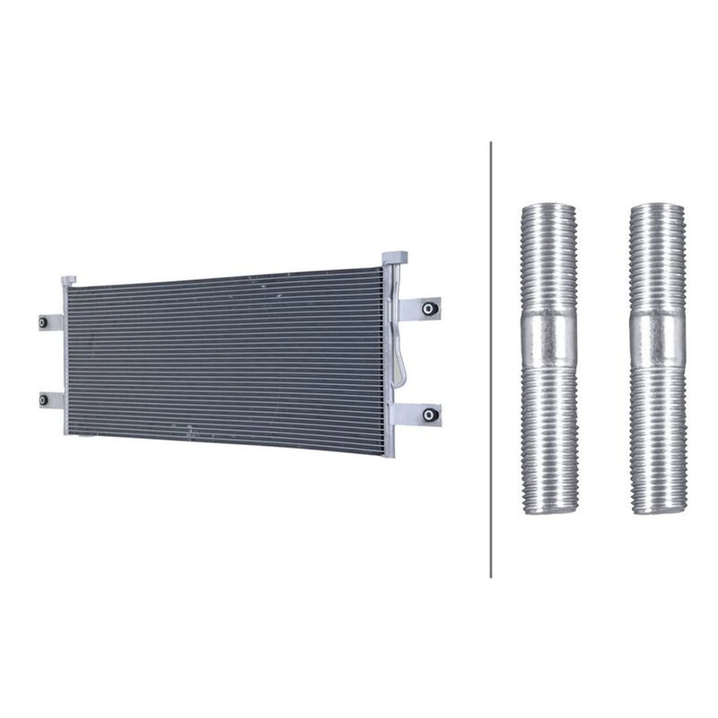 Hella Air Conditioning Condenser fits Mercedes-Benz Actros MP4 / MP5 2011 on