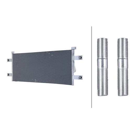 Hella Air Conditioning Condenser fits Mercedes-Benz Actros MP4 / MP5 2011 on