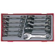 Teng TT6010M Metric Midget Combination Spanner Set, 10 Piece - TC40