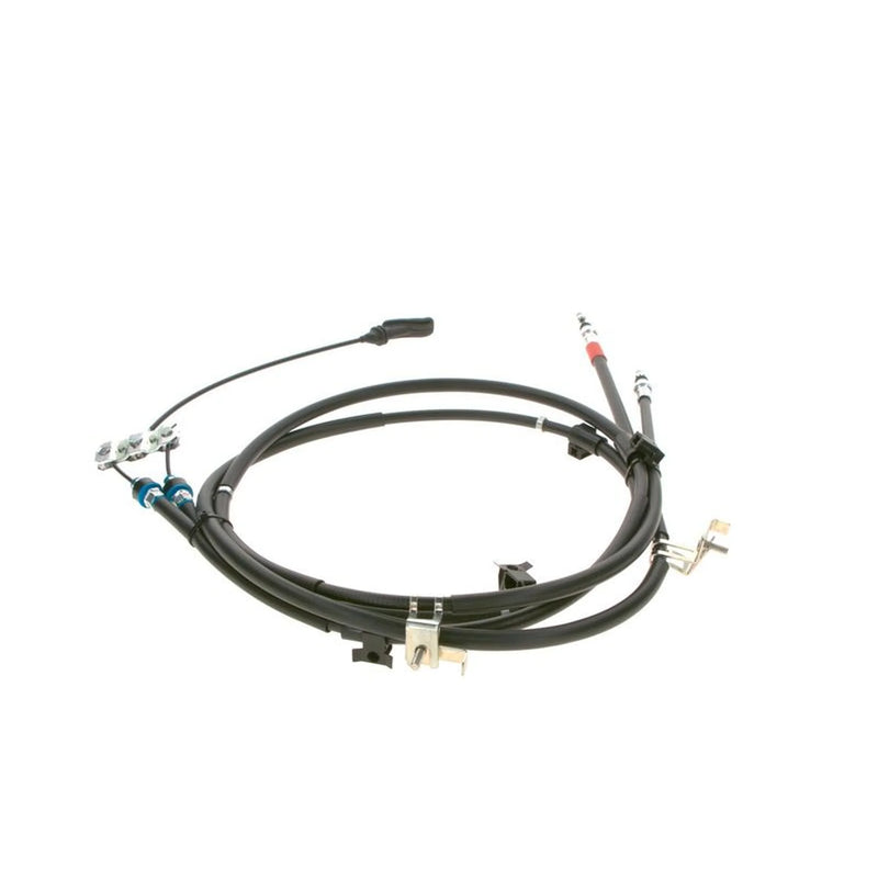 Bosch Handbrake Cable Centre fits Mazda 3 2003-2009 1.3 1.6 2.0