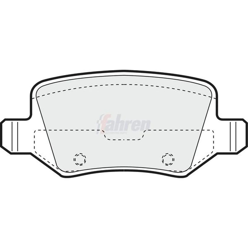Fahren Rear Brake Pad Set FBP3151