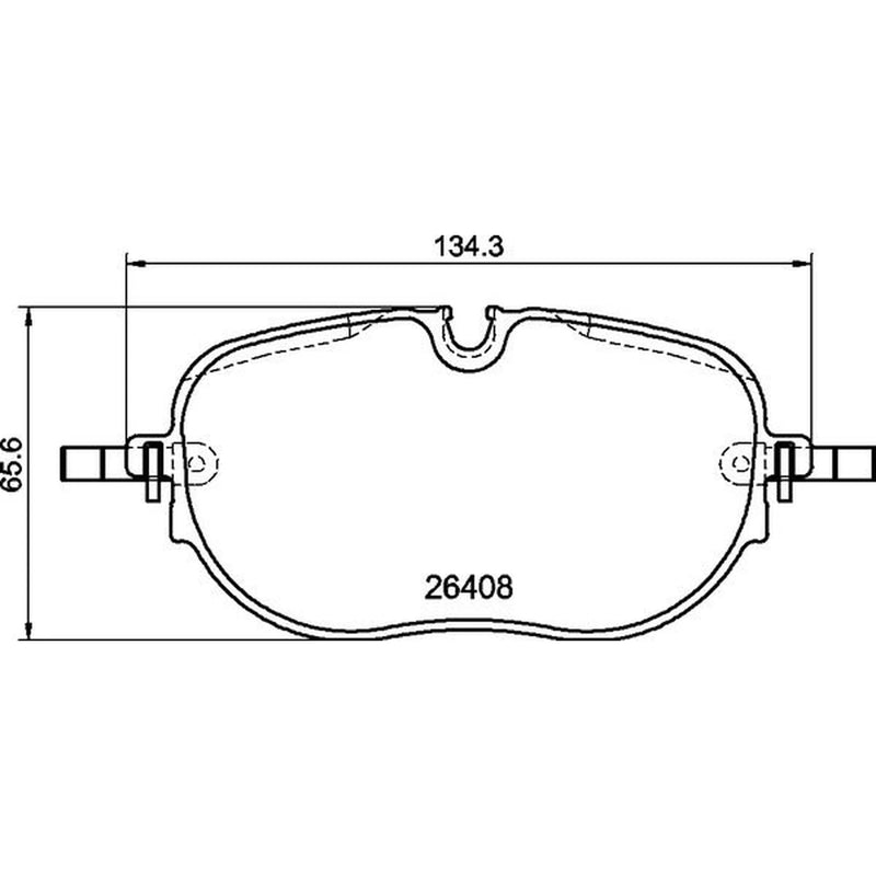 Brembo 4 x Front Brake Pad Set fits Cupra Born 2021-2025