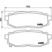 Brembo Front & Rear Brake Discs & Pads fits Subaru Outback 2009 on 2.0 2.5 3.6