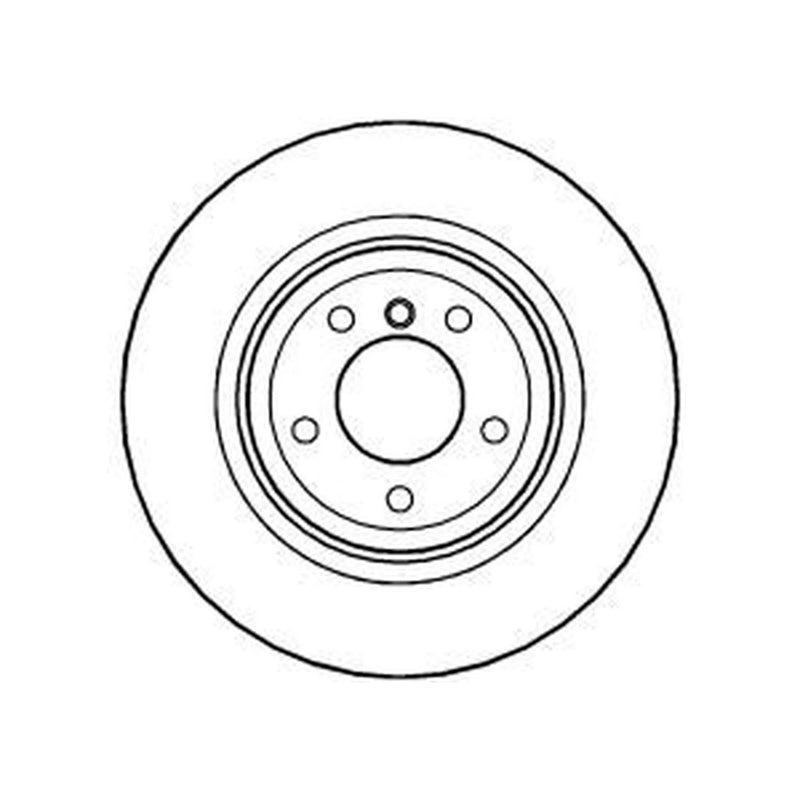Abtex 2 x Vented Rear Brake Discs BD1259V-x2