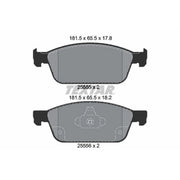Textar Front Brake Pad Set 2555501