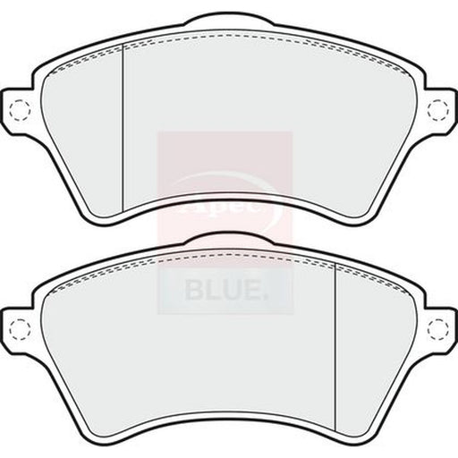 Apec Front Brake Pad Set fits Land Rover Freelander I 1998-2006 1.8 2.0 2.5